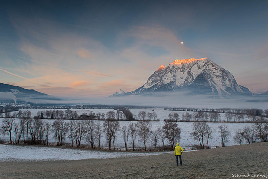 Sonnenaufgang im ennstal