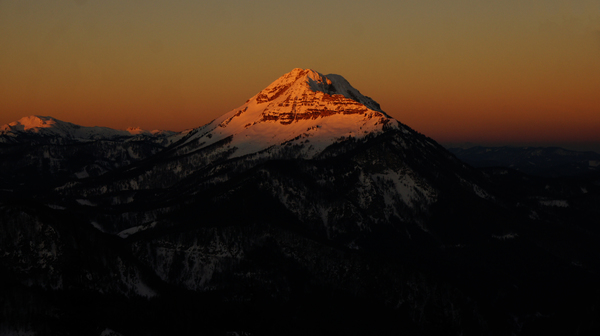 Ötscher im Sonnenaufgang