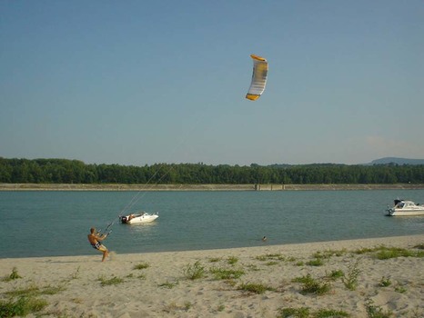 Trockenübungen mit dem Kite