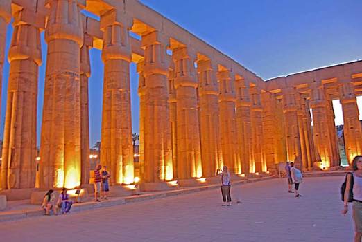Luxortempel-sunset
