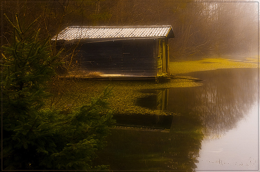 Idylische Fischerhütte