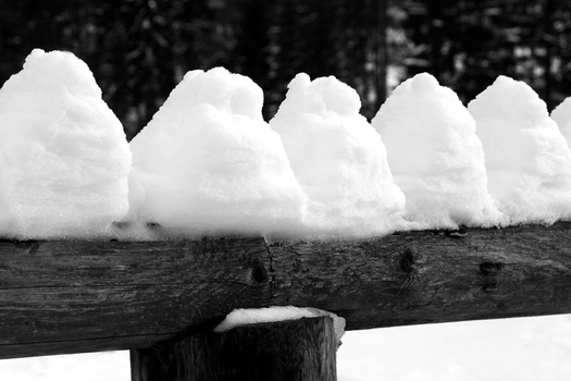 Schneepyramiden