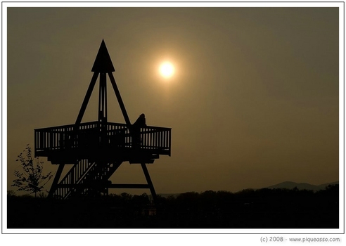 Sonnenuntergang über Tattendorf