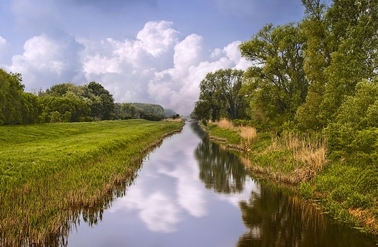 Der Einser-Kanal bei Andau