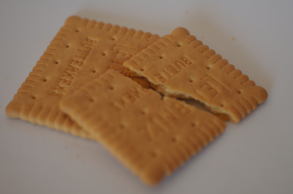 Oh nein, das gute Keks ist zerbrochen.
