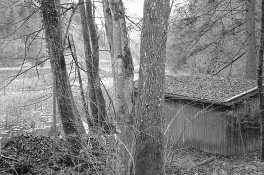 Einsame Hütte