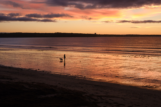 Sonnenaufgang Finistère, Bretange