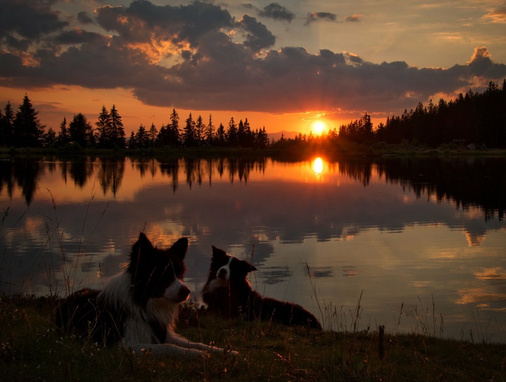 Abendstimmung am Hebalmsee