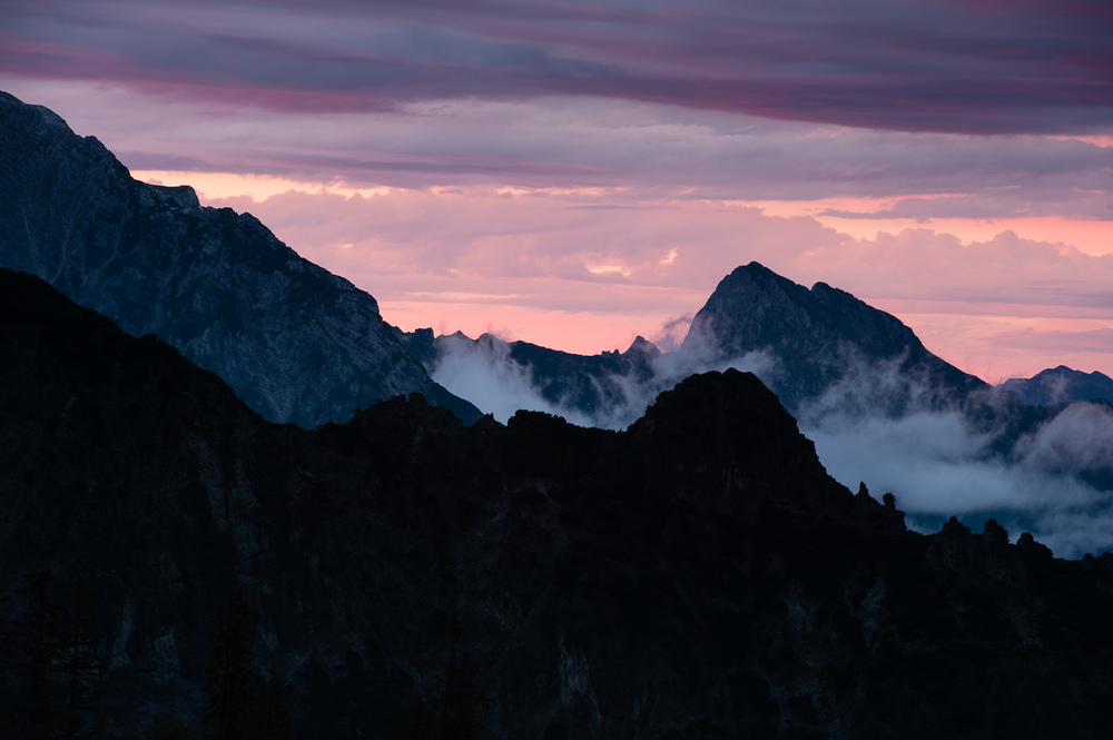 Abendstimmung im Gesäuse