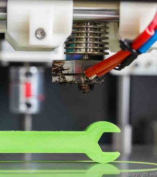 3d printing with light green filament