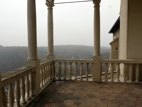 Der Balkon bei der Rosenburg