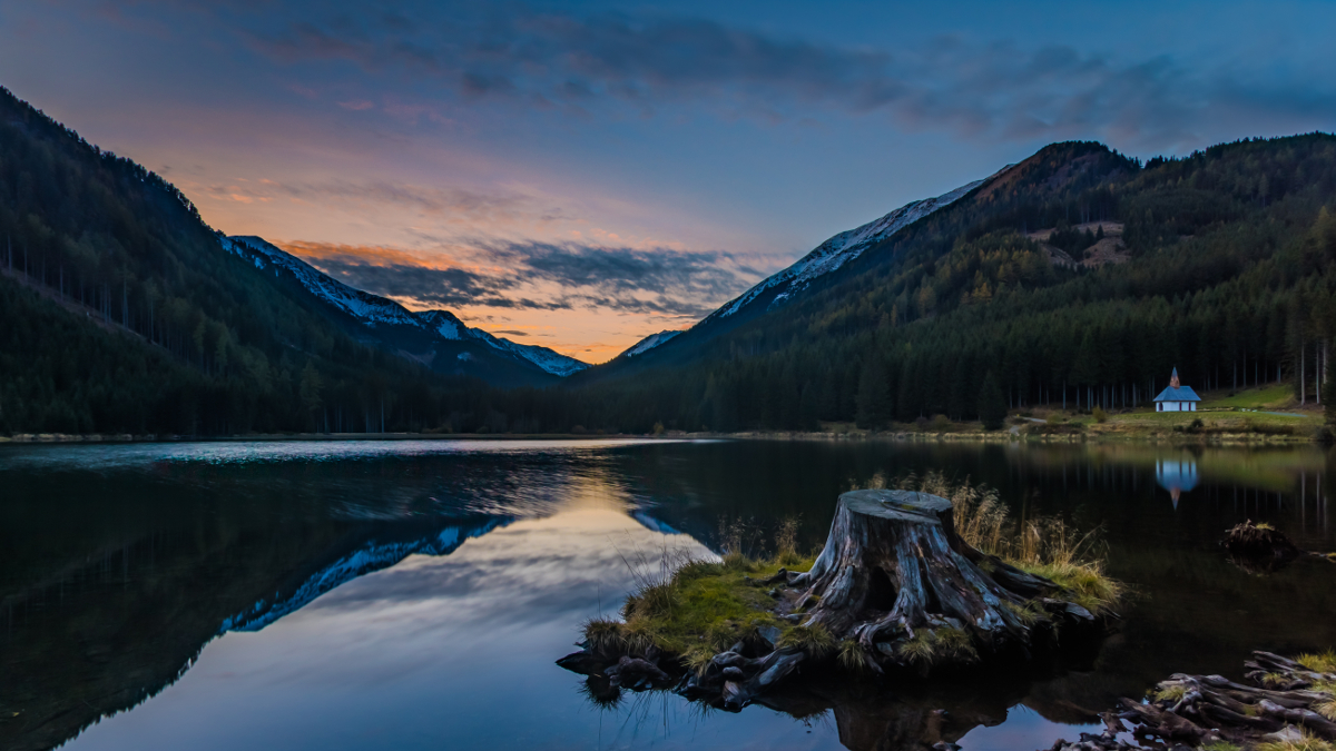Sonnenuntergang am Ingeringsee