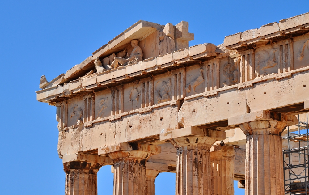 Parthenon (Ostansicht) / Akropolis / Athen  (Okt. 2024 _2)