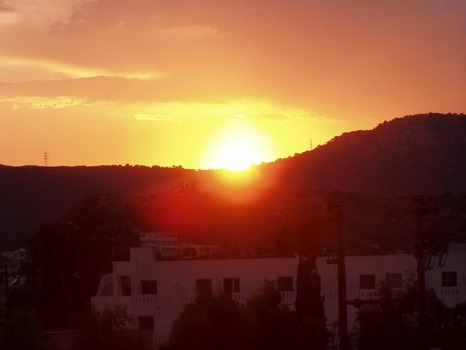 Sunset über Faliraki