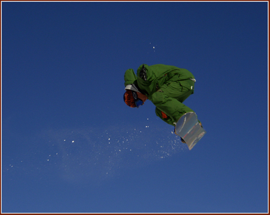 in the air ...