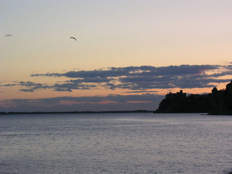 Sonnenuntergang bei Triest