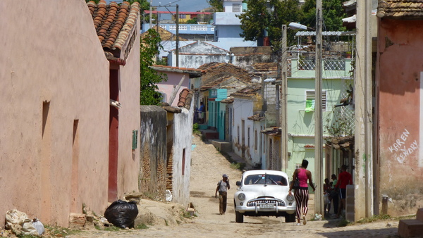 Typical streetview Cuba