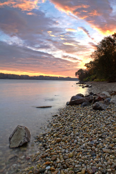 Sonnenaufgang Donau