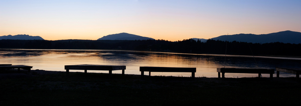 Abendstimmung am See