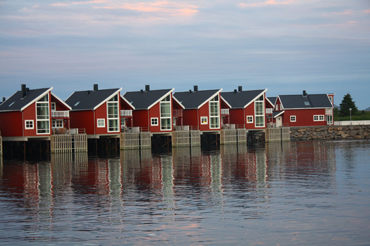 Abendstimmung im Fjord