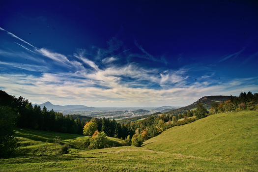 Blick von der Fageralm auf Salzburg