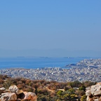 ...von der Akropolis Richtung Piräus / Athen