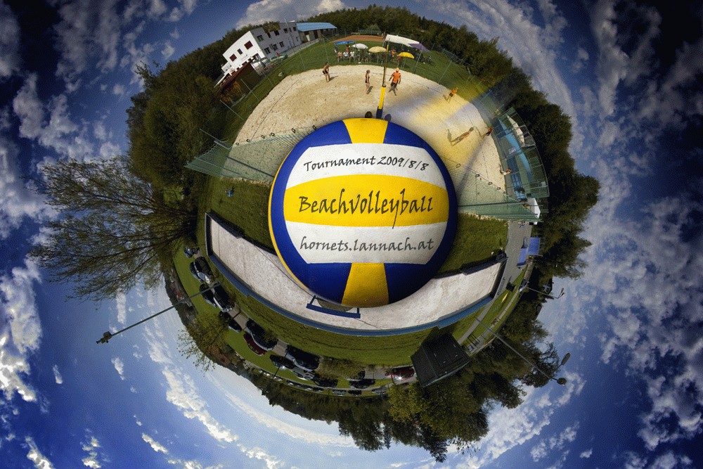 Werbegrafik für Volleyballturnier