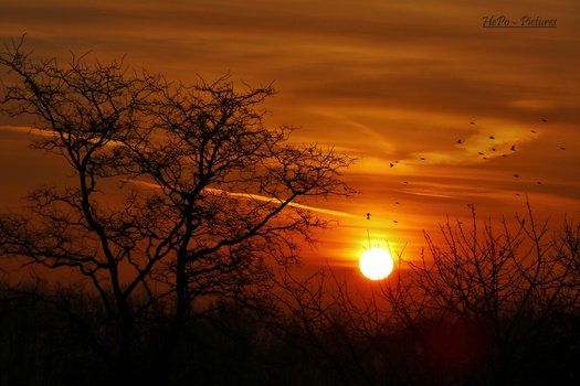 Sonnenaufgang in Jabing