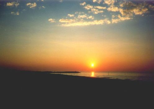 Sonnenuntergang am Meer