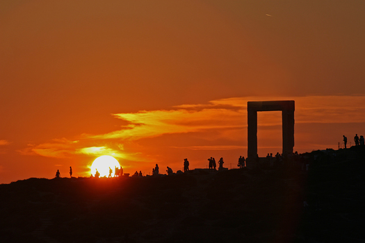 Sonnenuntergang in Naxos