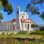 Kirche Agios Nikolaos / Tourlida / Lagune von Mesolongi / Griechenland