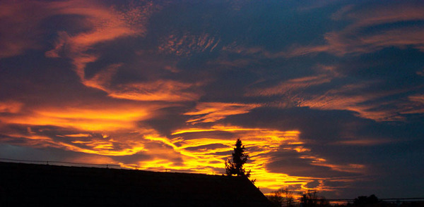 Brennender Himmel