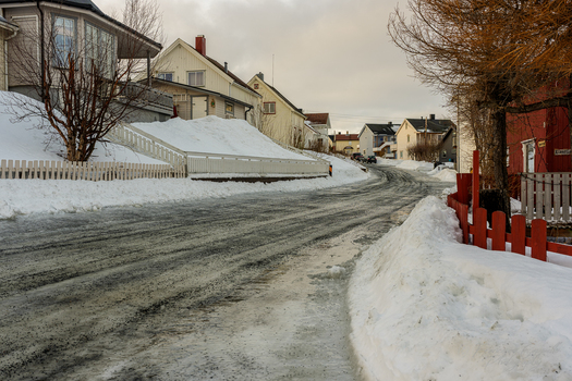 in den Strassen von Kirkenes
