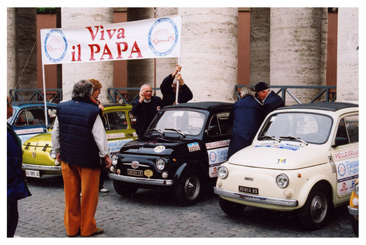 Autoausstellung auf römisch