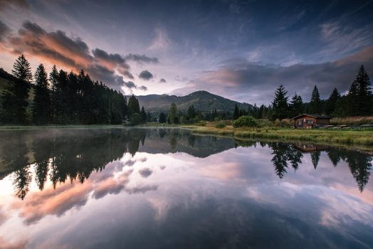 Frühmorgens am Häuslteich