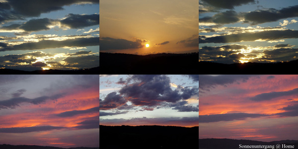 Sonnenuntergang @ home