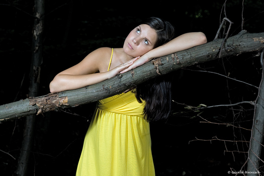 Yellow in the dark