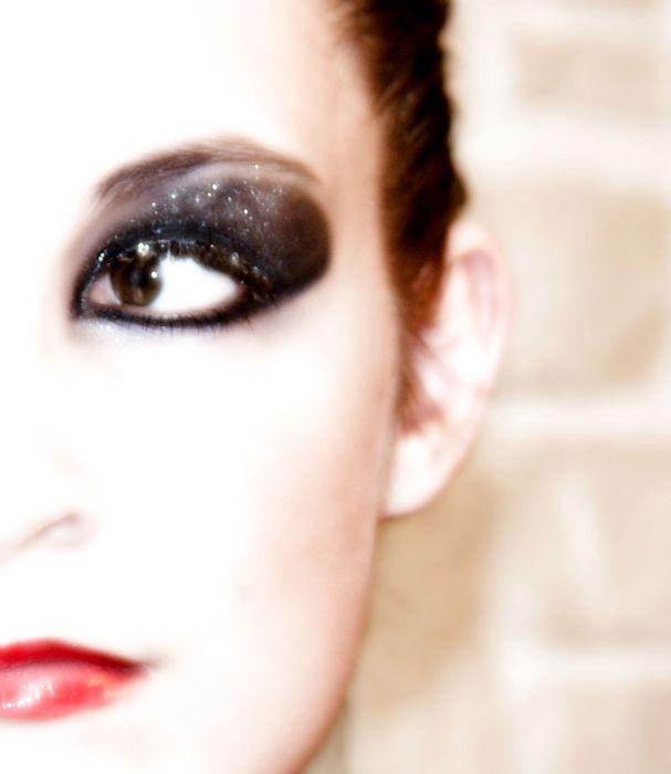 Glitzer-Auge