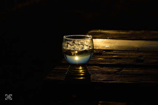 Die Sonne im Glas