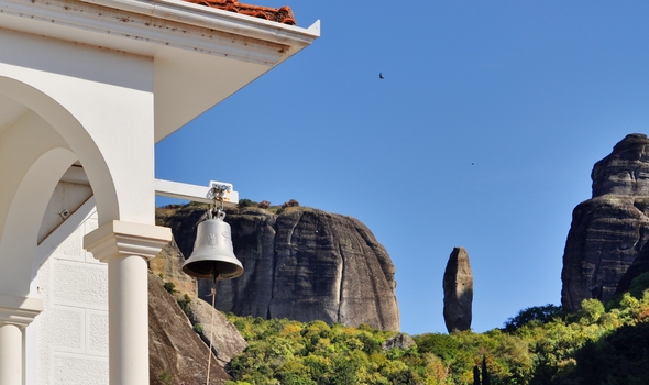 Klettern auf den Meteora-Felsen (1)