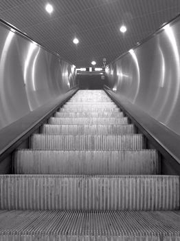 upstairs