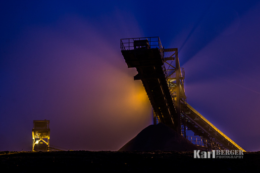 Industrie bei Nacht