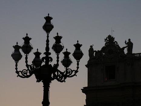 Laterne am Petersplatz