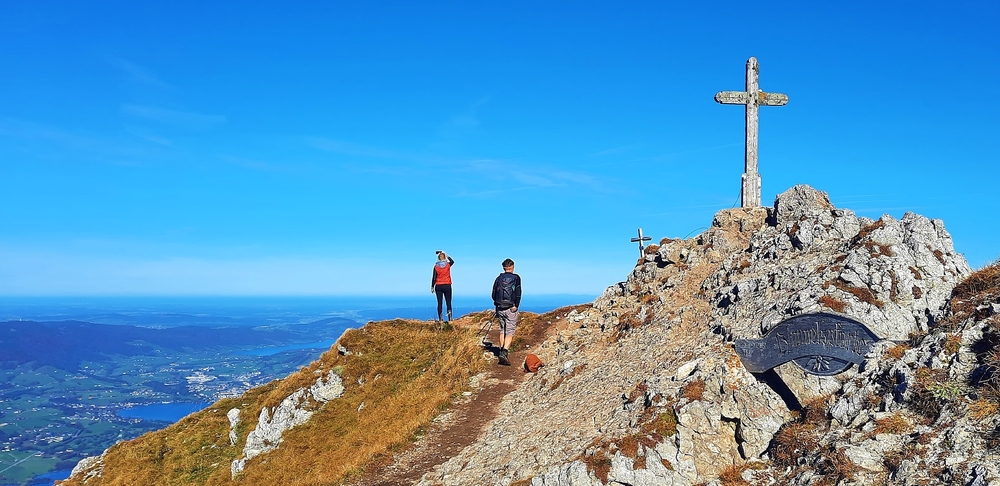 Schafberg mit Gipfelkreuz u. Himmelspforte... (2)
