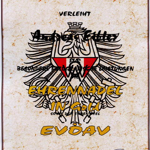 Auszeichnung EVÖAV