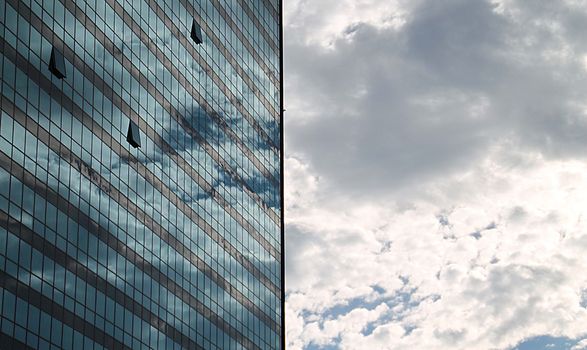 Wolkenspiegelung