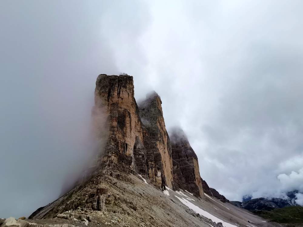 Drei Zinnen in den Dolomiten