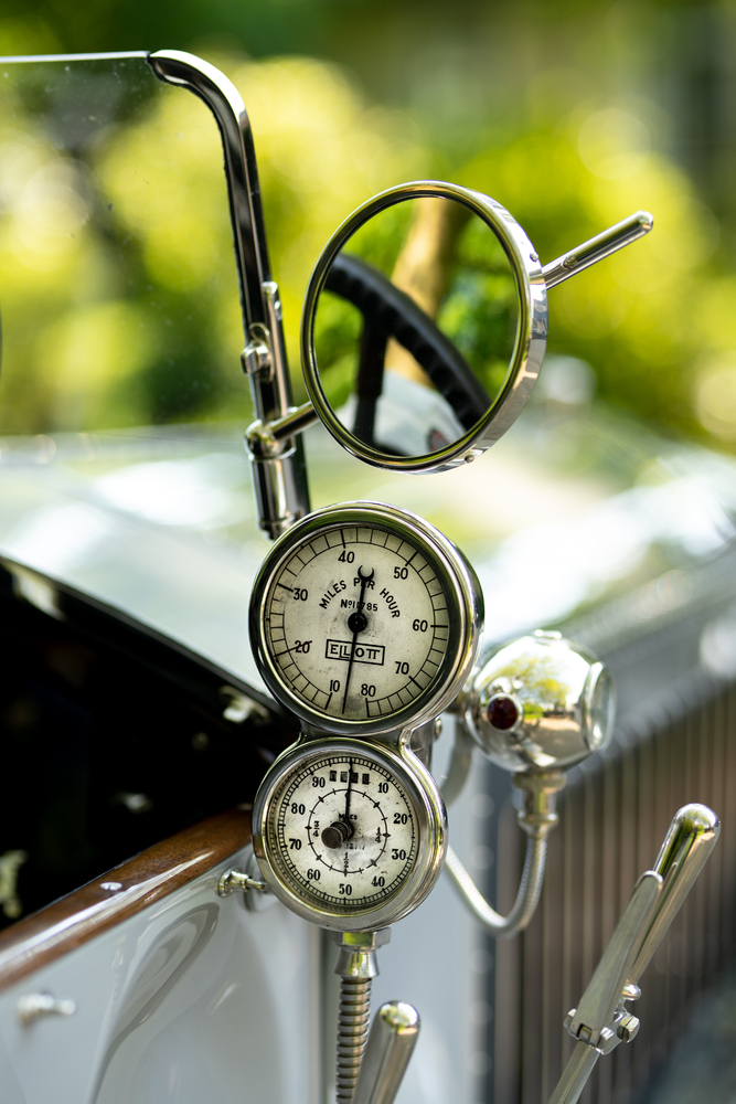 Rolls Royce wohin das Auge reicht.