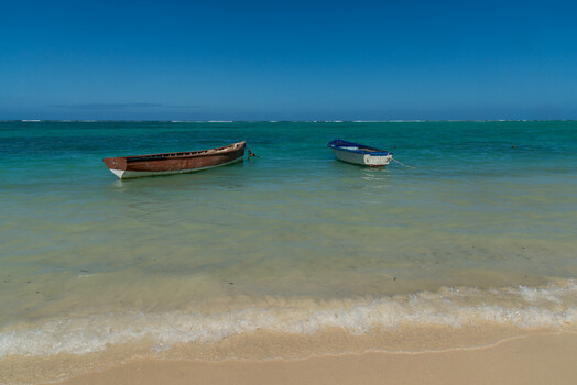 Fischerboote auf Mauritius
