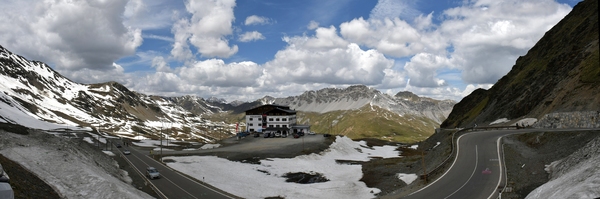 Panorama Stelvio Westseite (5 Bilder freihand)